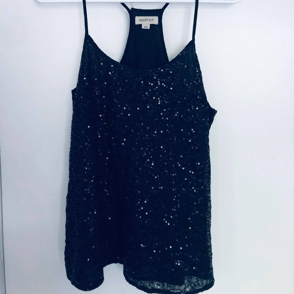 Sequin Sparkle Tank Top